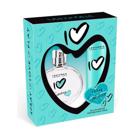 Lentheric I love Summer Eau De Parfum 50ml & Perfume Body Spray 90ml Image