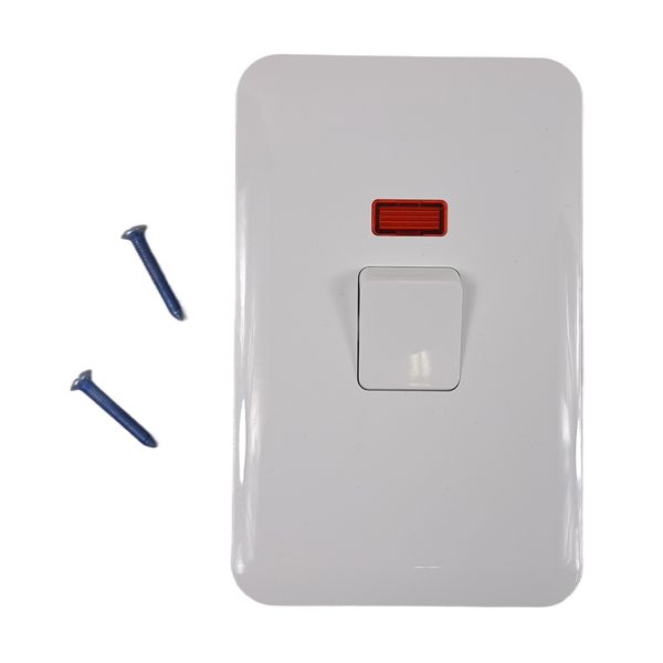 32A 2 Pole Isolator Switch - Wall Mount Electrical Isolation Switch