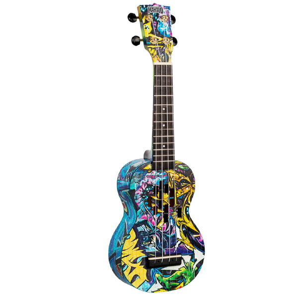 Mahalo Art II Series Graffiti – Soprano Ukulele