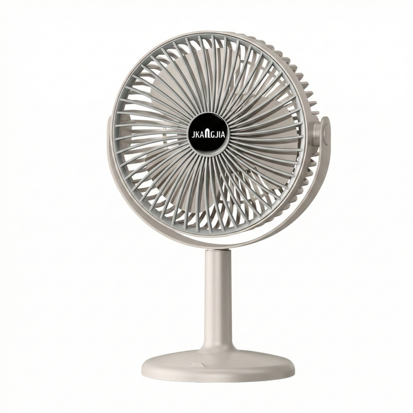 Portable Desk Fan with LED Light 5 Speed USB Rechargeable