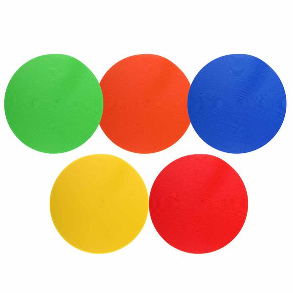 Disa Sports Anti Slip Flat Colour Spot Markers 8" set of 10
