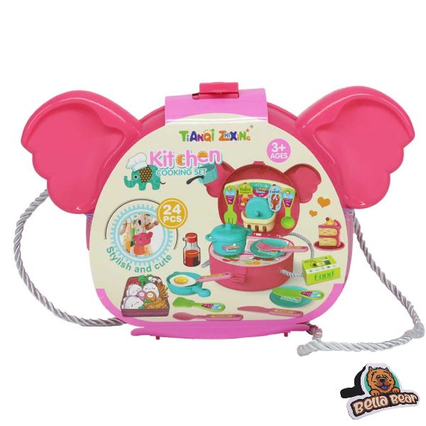 Pretend Role-Play Cooking Set with BellaBear Bookmark