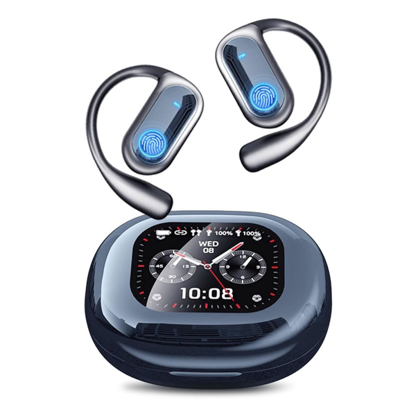 Smart Bluetooth Translation Earphones with LCD Touch Screen Display