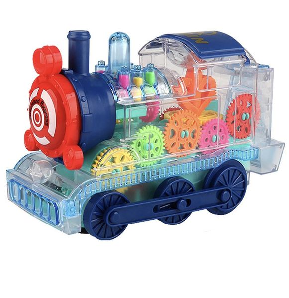 Kids Toy Gear Train with 3D Lights and Sounds