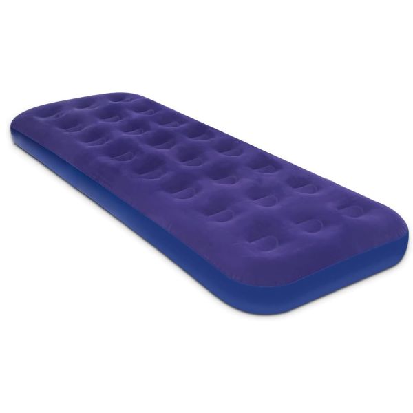 Single Size Inflatable Portable Air Bed Foldable Mattress for Camping Home