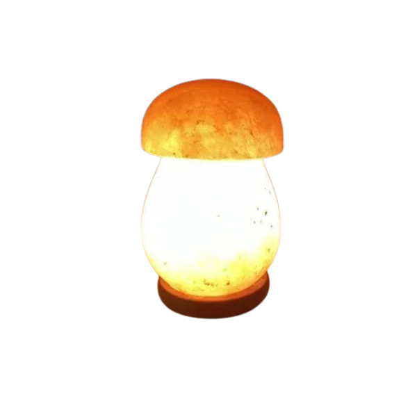 Mushroom Crystal Salt Bedside Lamp