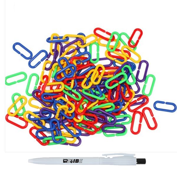 Educational Kid Learning Building Puzzle Link Clips HL6060 With ReVibe Pen