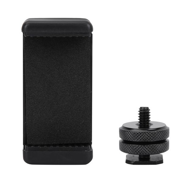 1/4" Hot Shoe Tripod Mount Phone Clip