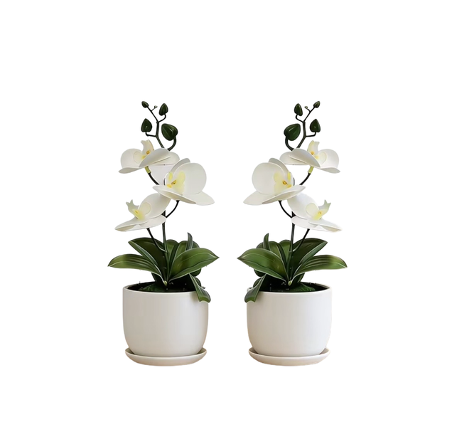 2 Pack Artificial Flowers- Home Decor