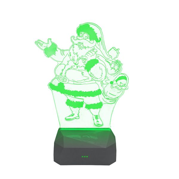 3D Santa Clause Kids Night Light, Bedroom, Toy, Christmas Decoration, Gift