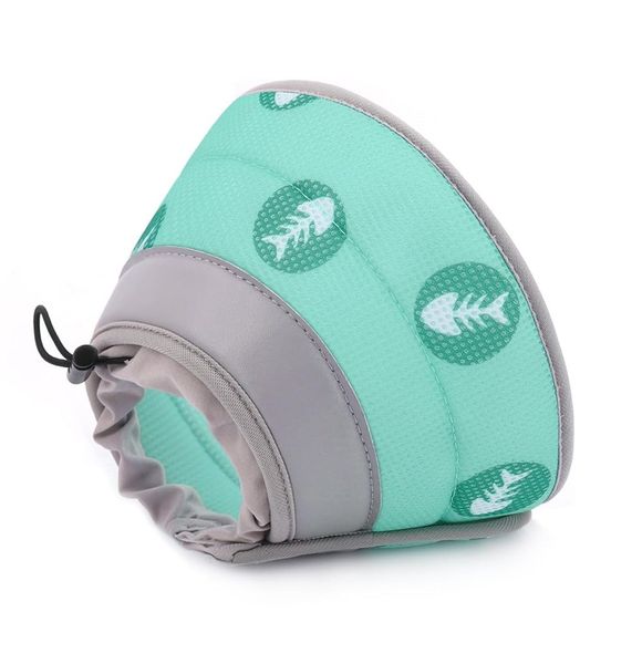 Adjustable Cat Cone Collar Soft to Stop Licking for Cat Kitten S