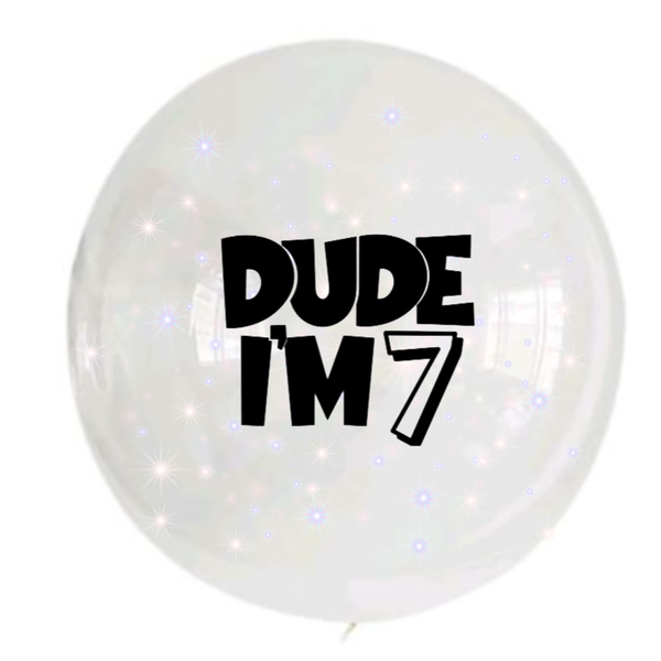 BG - Bobo Balloon - 24inch - Dude Im 7
