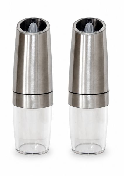 Rechargeable Gravity Electric Pepper and Salt Grinder Set