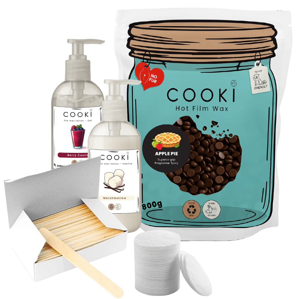cooki-apple-pie-hot-film-waxing-kit-personal-home-use-waxing-kit