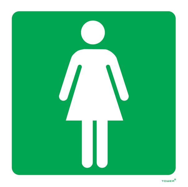 Tower ABS Sign - Ladies Toilet