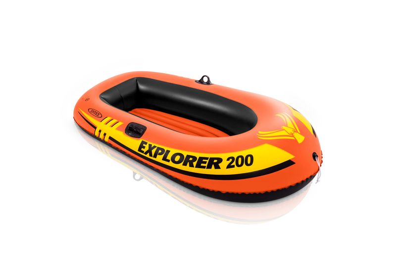 Intex 2 Person Explorer 200 Boat Set - Orange
