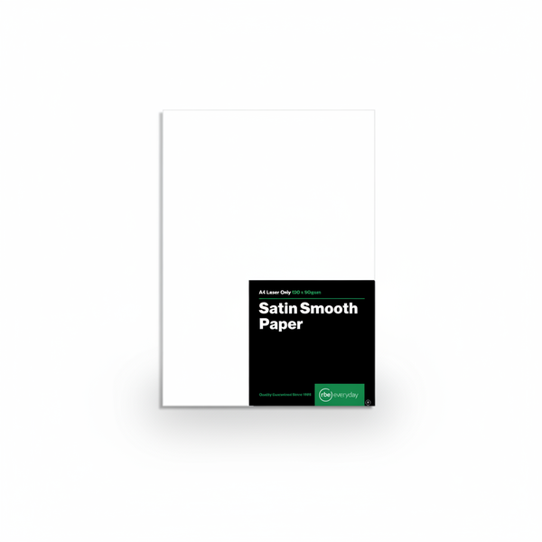 Satin Smooth Laser Paper A4 - 90g, 100 Sheets for Laser &amp; Inkjet