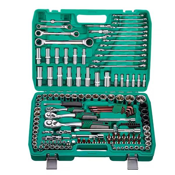 151 Piece S2-bit Chrome Vanadium Ratchet Socket Wrench Tool Kit