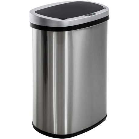 Stainless steel dustbin clearance round