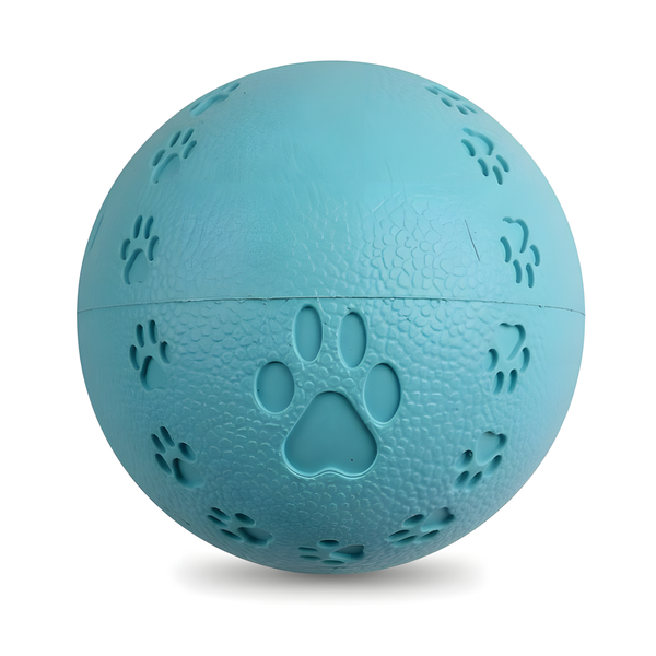 Textured Dog Play Ball - Integrated Squeaker, (3 Mixed Colors)