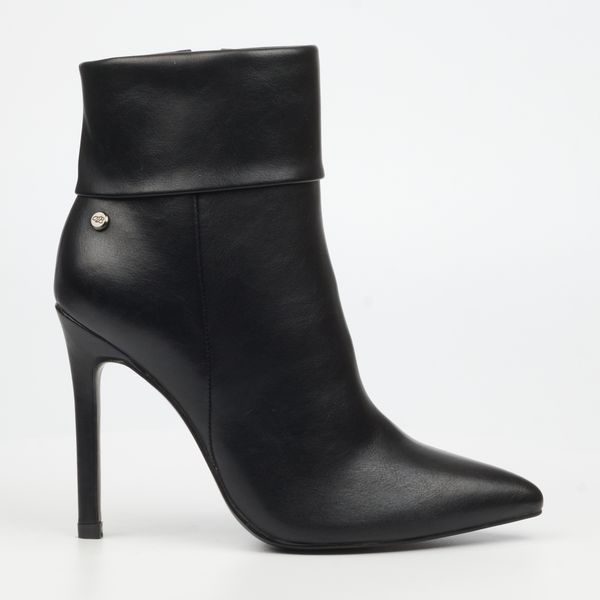 Miss Black Boss 28 Women Faux Leather Ankle Boots - Black