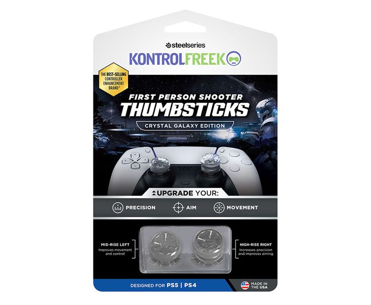 Kontrolfreek Crystal Galaxy FPS Performance Thumbsticks - Playstation 4 &amp; 5