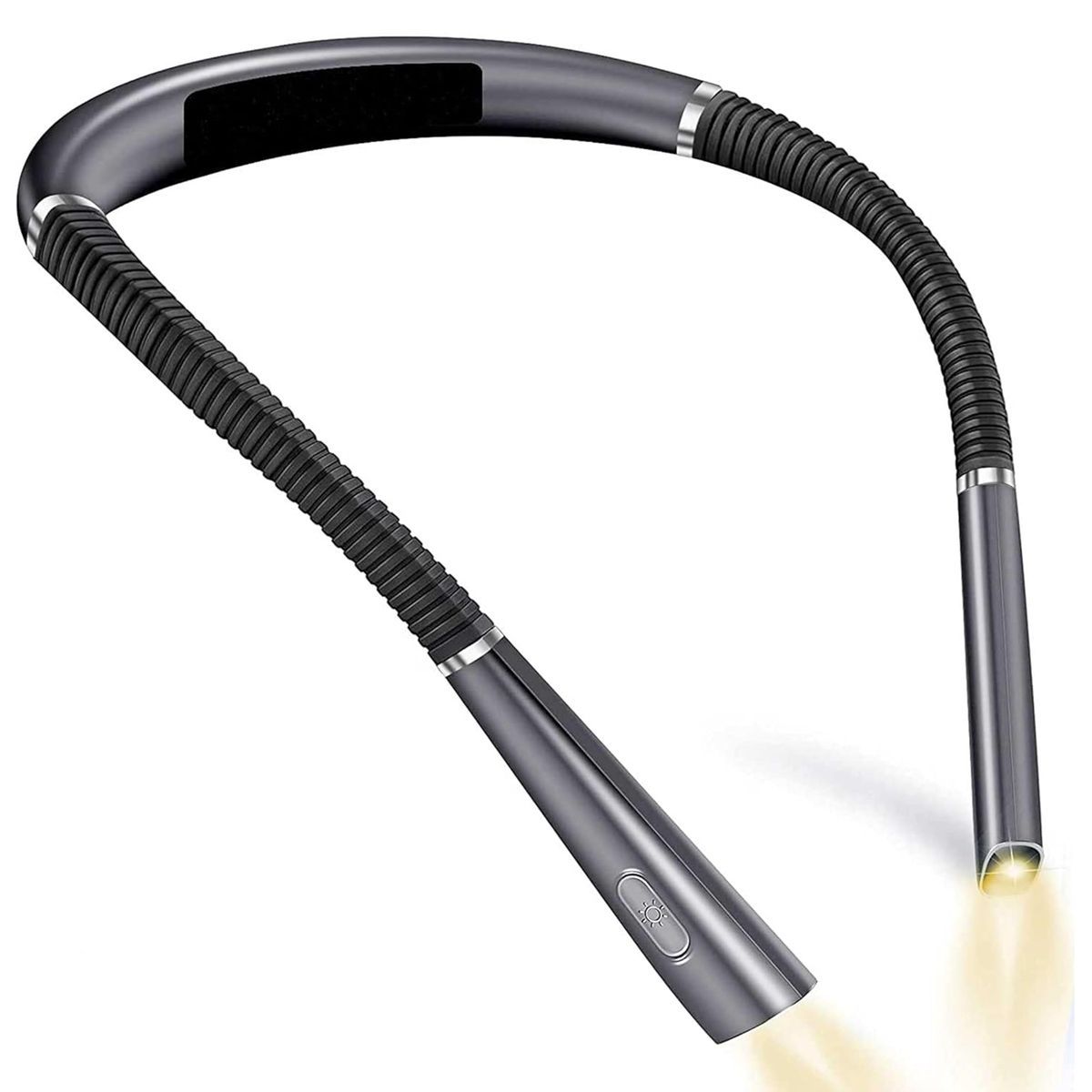 LED Neck Reading Light Hands Free Rechargeable Book Light with Bendable Arm