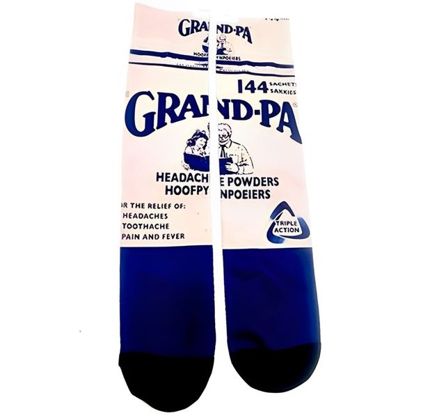 Retro Style Novelty Socks - GRAND PA