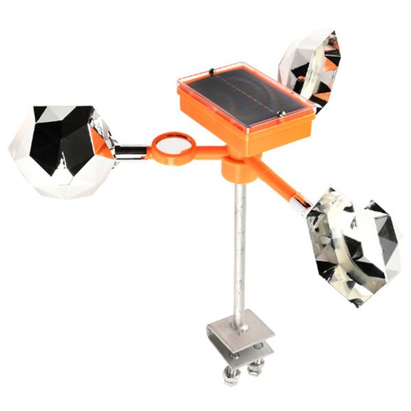 Rooftop Bird Repeller Solar Bird Scarer Bird Repellent Reflective &amp; Sound
