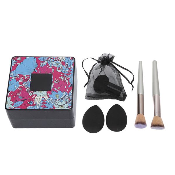 0.7oz BB Cream Foundation Concealer Air Cushion Kit with Makeup Brushes