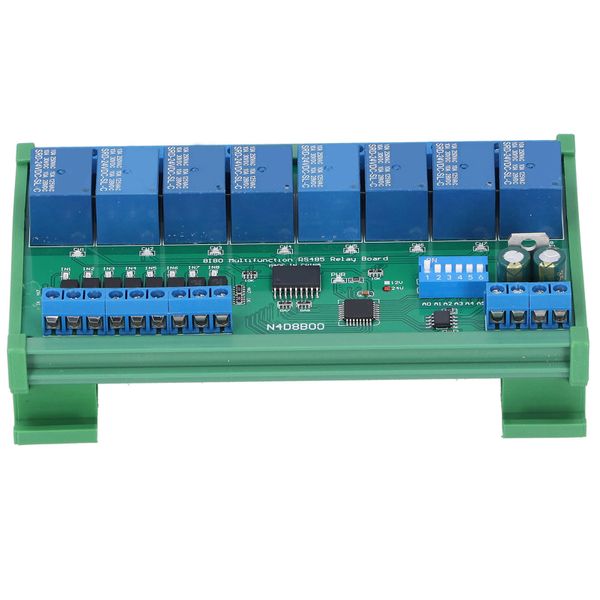PLC Relay Output Module 8IN 8OUT DIN35 24V
