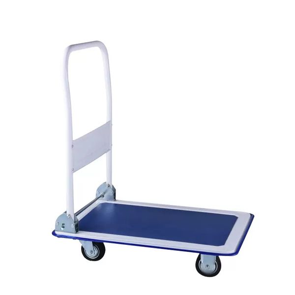 Folding Lightweight Handcart Silent Flat Small Cart 50cm x 70cm