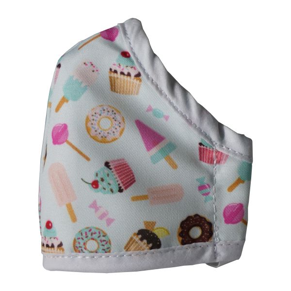 Clinic Gear Anti-Microbial Printed Mask - Girls - Donut - 4 Units