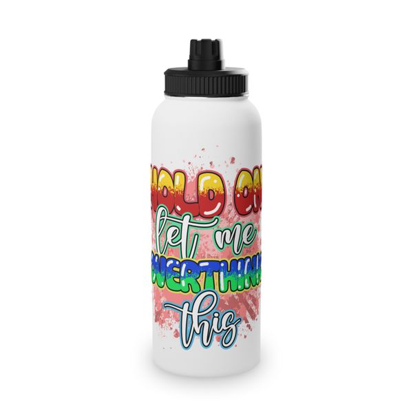 Let Me Overthink This Metal Water Bottle 850ml
