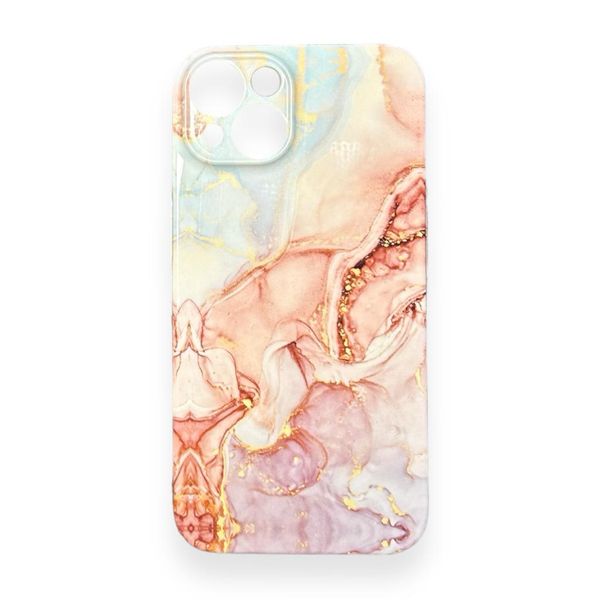 JAY - Peachy Marble Hard Phone Case For iPhone 13 Pro Max