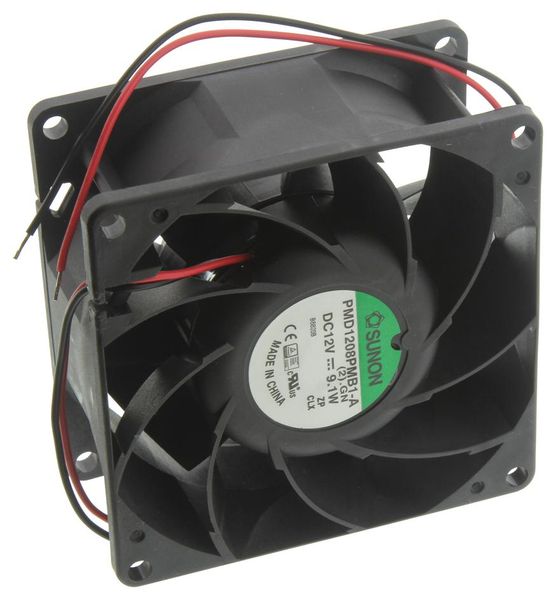 Sunon (PMD1208PMB1-A.(2).GN) DC Axial Fan, 12 V, Square