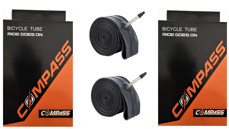 29’’ Bicycle Tubes-TwinPack-Compass - Presta Valve 48mm Universal Size