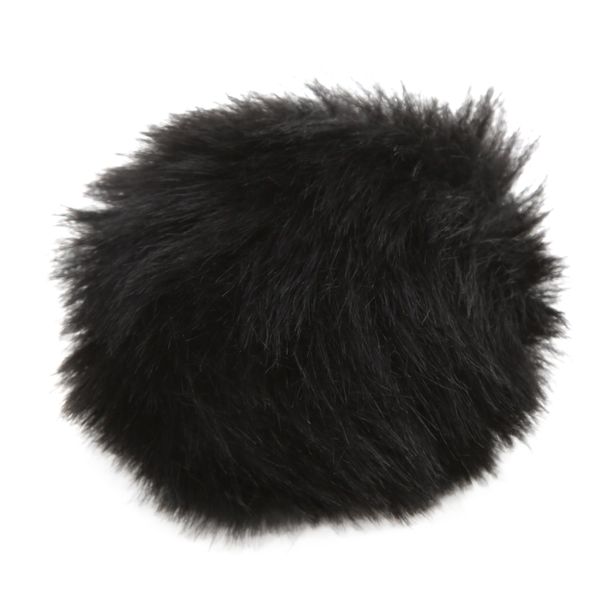 Clip-on Fur - Black windscreen