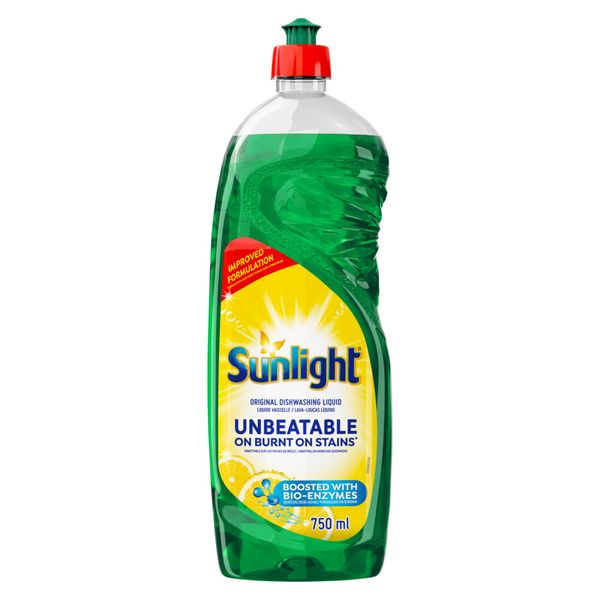 Sunlight Regular Degreasing Dishwashing Liquid Detergent 750ml