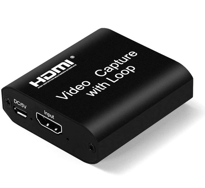 4K HDMI Video Capture Card to HDMI USB 2.0 with Loop Out TV Live Streaming