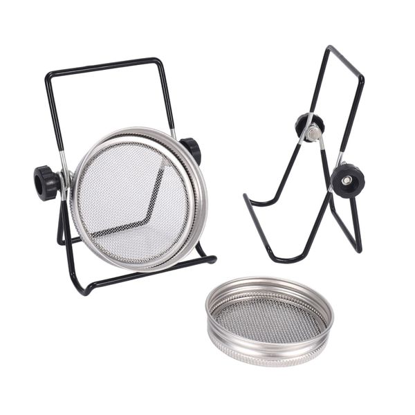 Sprouting Jar Mesh Lids Kit - 4 Pcs Sprouting Lids Stainless Steel
