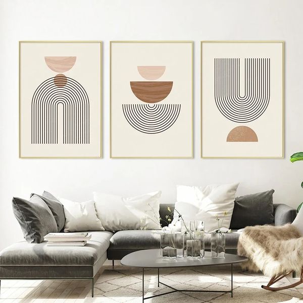 Canvas Wall Art: Cream Boho Art
