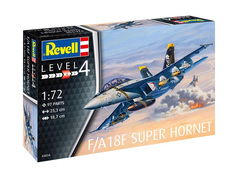 Revell 1/72 F/A-18F Super Hornet Plane Plastic Model Kit