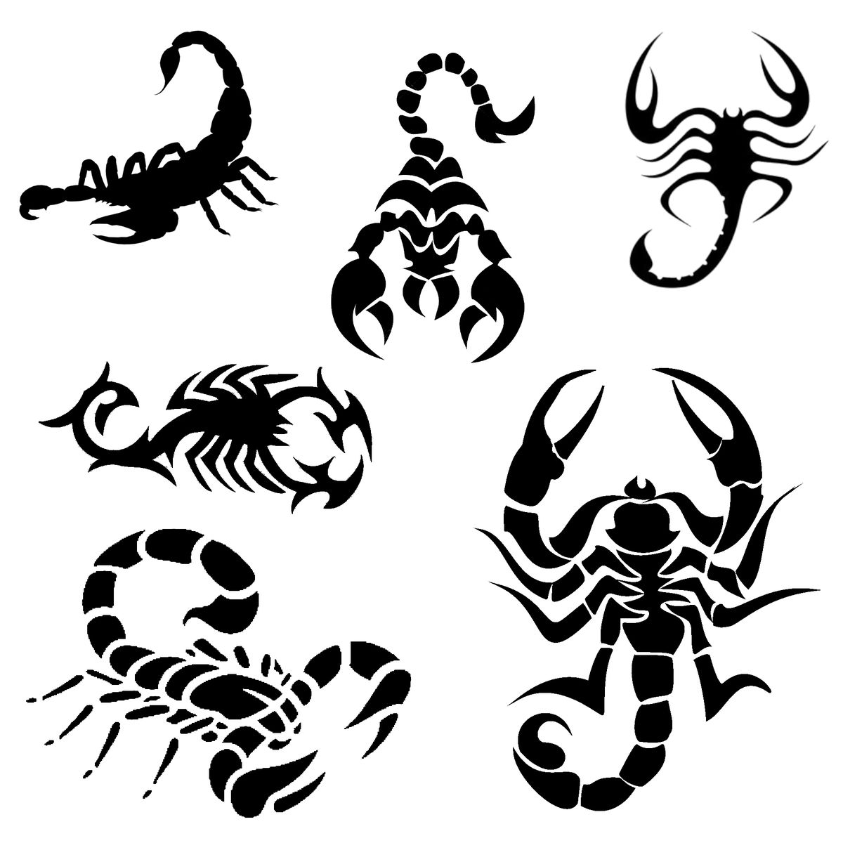 Vinyl Car Stickers Scorpion Set Shop Today. Get it Tomorrow