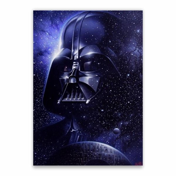 Darth Vader and Deathstar Poster - A1