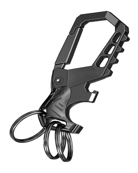 Heavy Duty Metal Keychains,Family Keychain Bottle Opener and 3 Key Rings