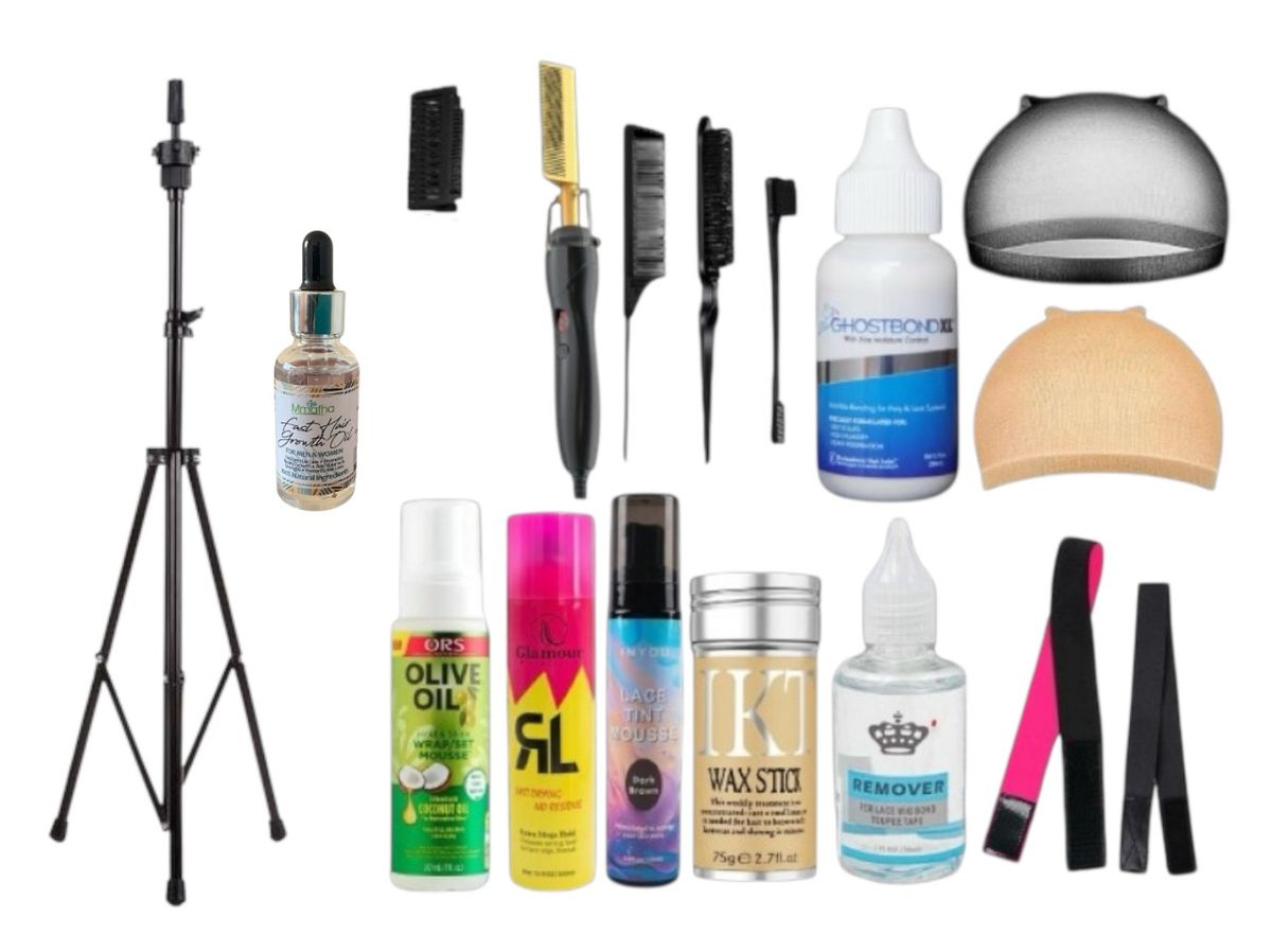 Wig Installation Kit - With Hair Growth Oil