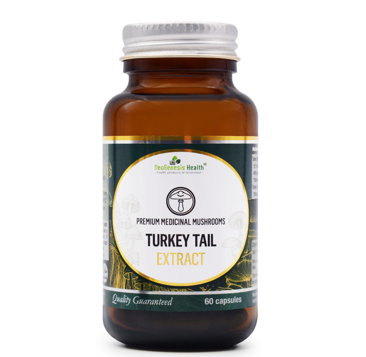 Turkey Tail Medicinal Mushroom High Dose Dual Extract Shop Today