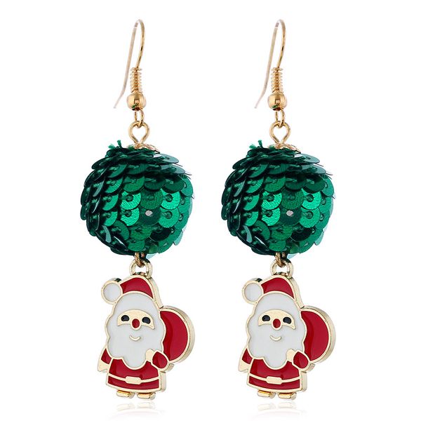 Christmas Tree Earrings Ear Studs Santa Halloween Fashion Women Earrings