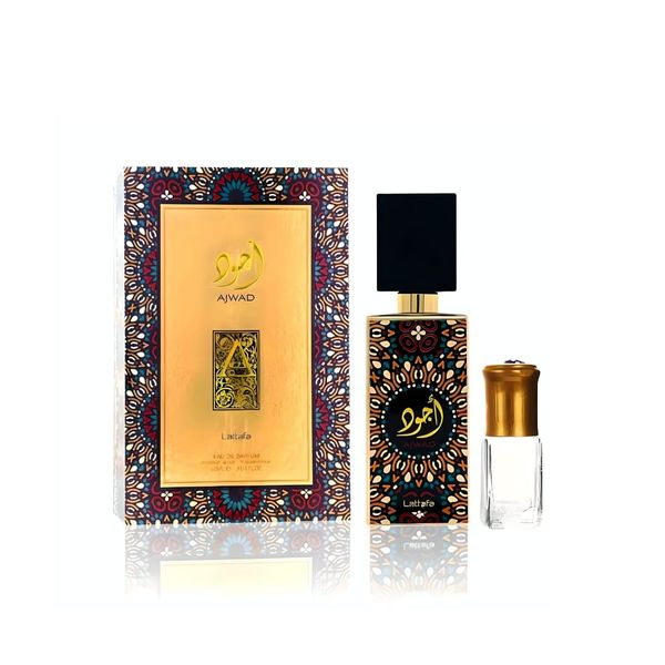 Ajwad Eau de Parfum - 60ml + Perfume Oil